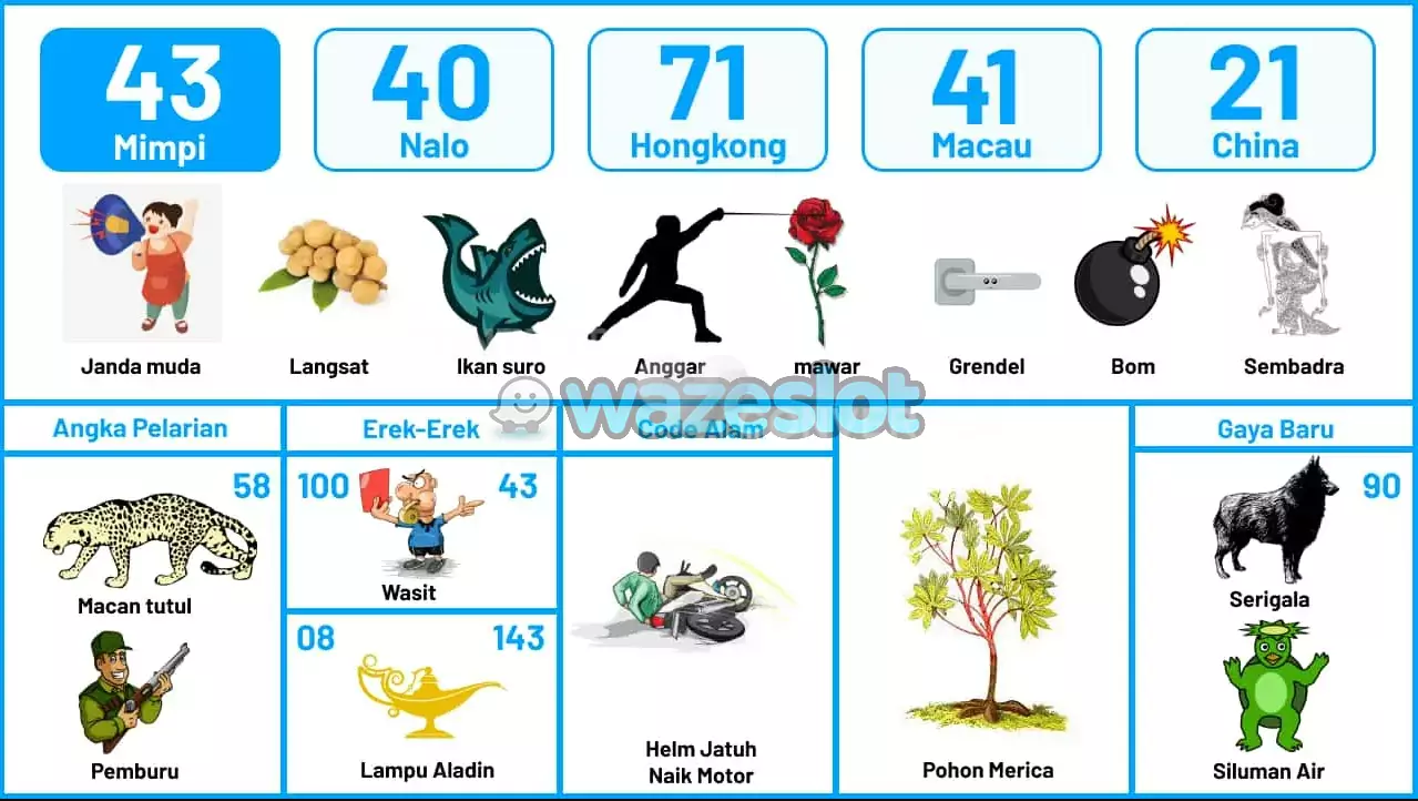 buku mimpi erek erek togel 43